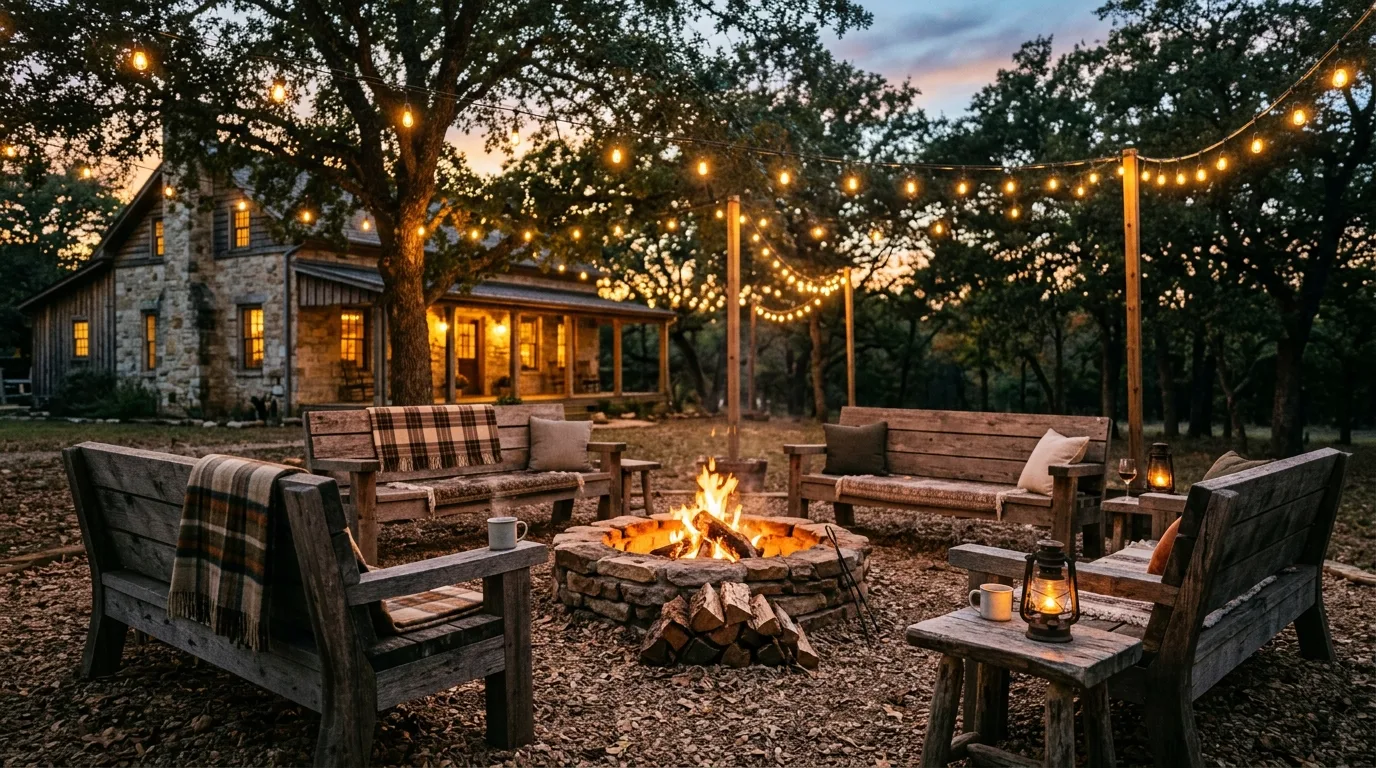 Rustic Seating Corner
